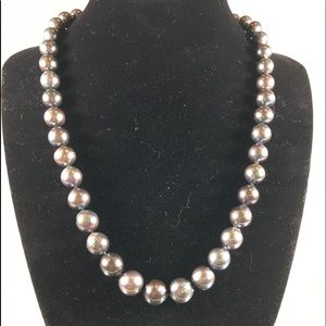 HOST PICK! 8.5 mm Cultured Black Pearls/14K Gold
